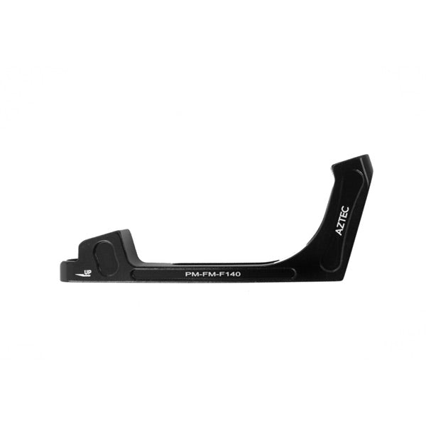Aztec Adapter for post type calliper to flatmount fork, 140 mm rotor