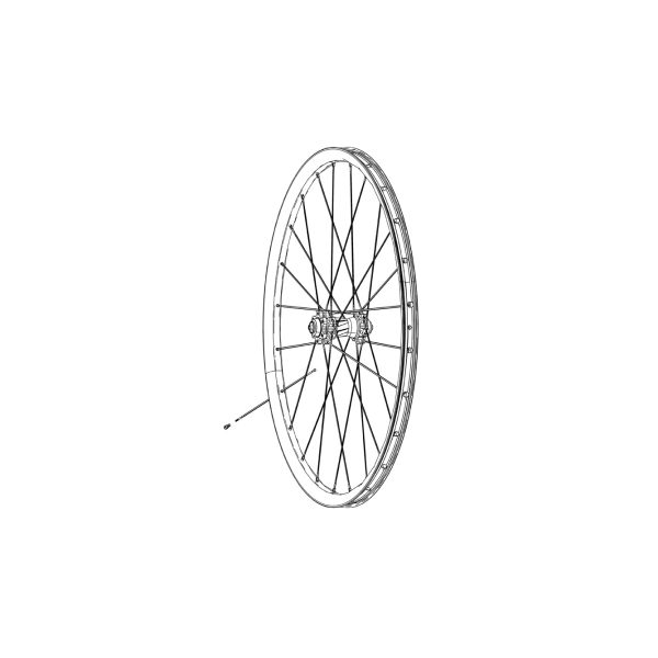 SRAM Zipp Spokes, Nipples, Washers 3-Pack CX-Ray J-Bend External Black