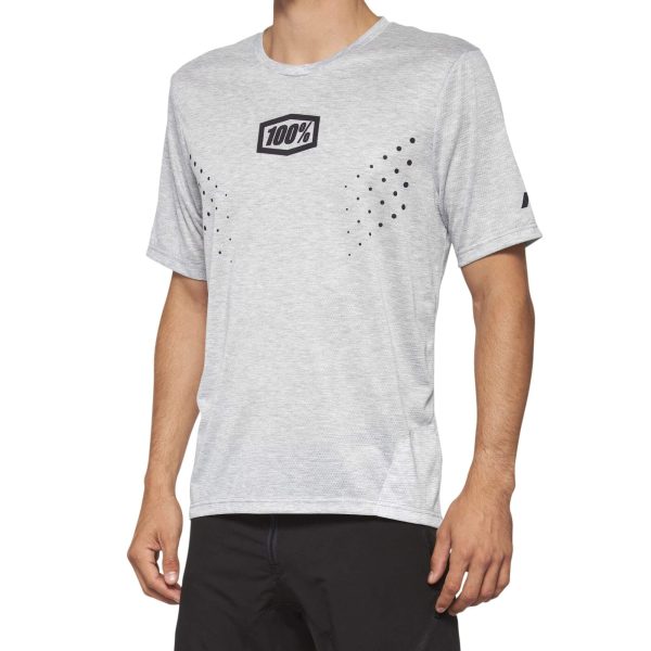 100% Airmatic Mesh Short Sleeve Jersey 2022 Grey